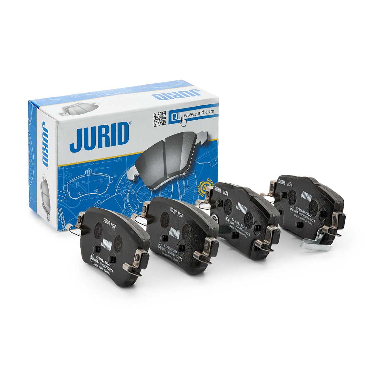 JURID Brake Pad Set, disc brake 10033525 - JURID