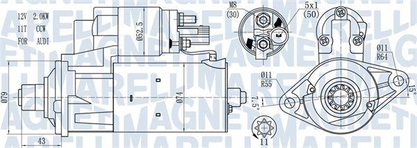MAGNETI MARELLI EGR Valve 12157120 - MAGNETI MARELLI
