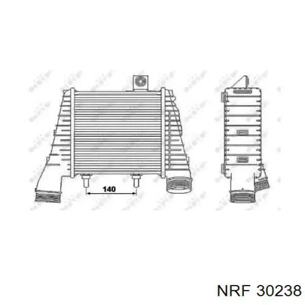 NRF Thermostat, coolant 12170318 - NRF