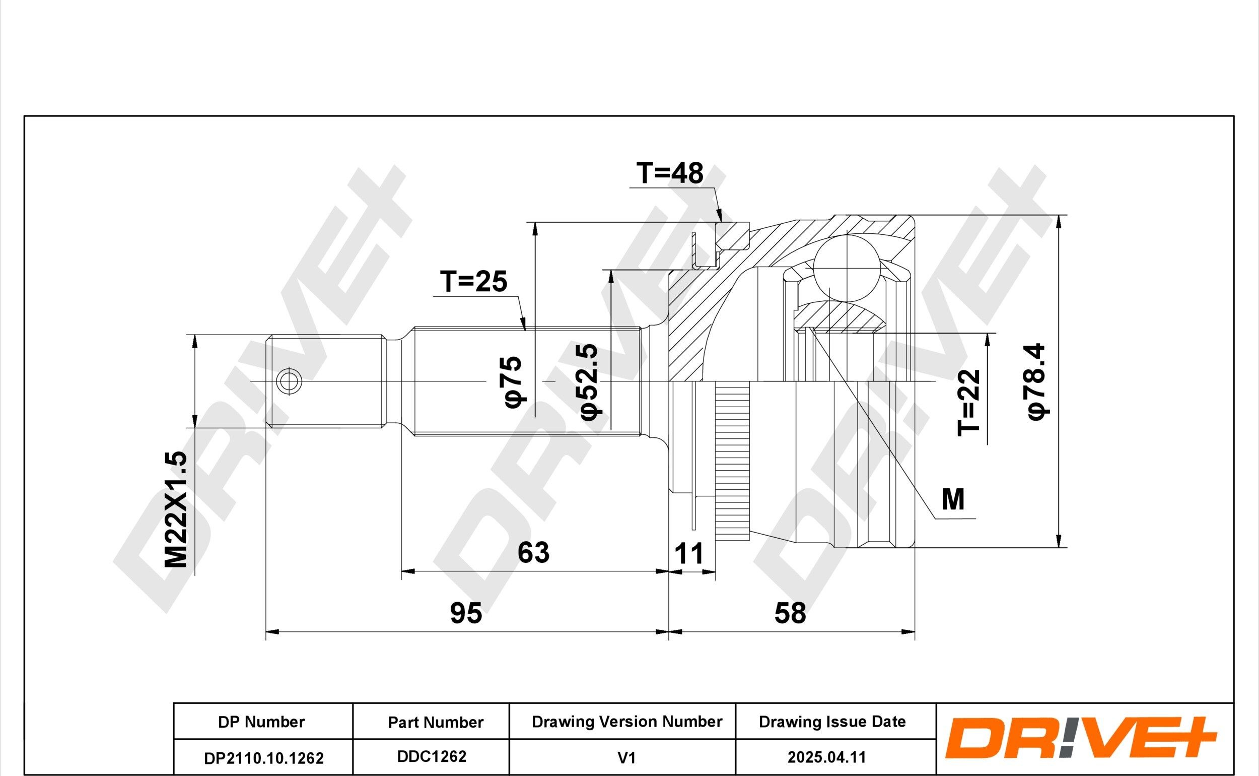 Dr!ve+ Brake Disc 12180245 - Dr!ve+