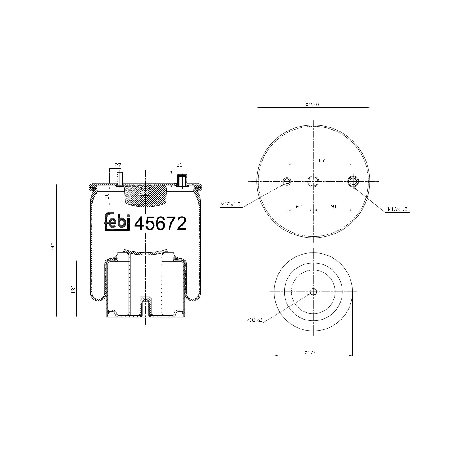 FEBI BILSTEIN Mounting, stabiliser bar 12077942 - FEBI BILSTEIN