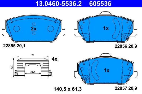 ATE Brake Hose 13056006 - ATE