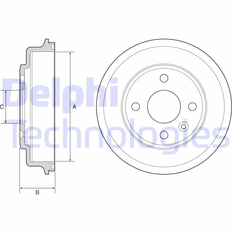 DELPHI Brake Pad Set, disc brake 11144554 - DELPHI