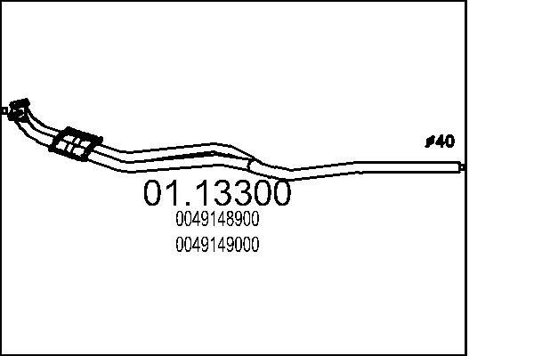 MTR brake caliper 13311500 - MTR