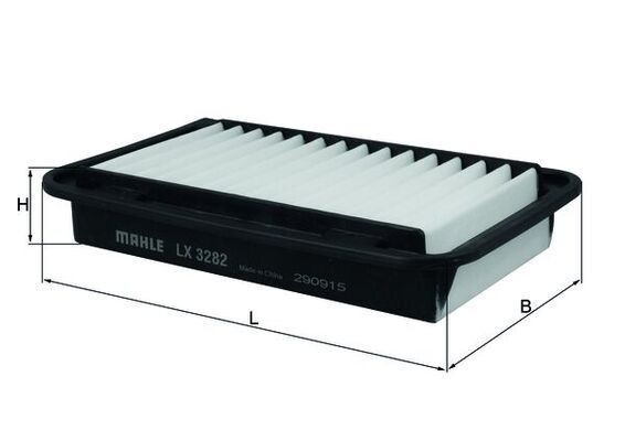 MAHLE Air Filter 12205496 - MAHLE