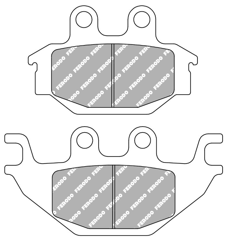 FERODO Brake Pad Set, disc brake 12197841 - FERODO