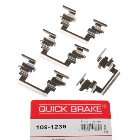 QUICK BRAKE Accessory Kit, disc brake pads 12256848 - QUICK BRAKE