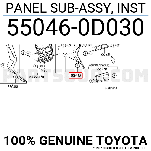 FORD OE OE ITEM 55004030 - FORD OE