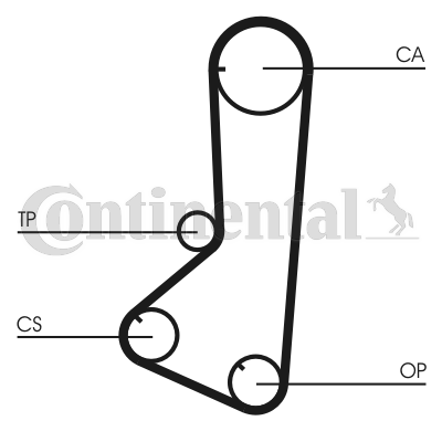 CONTINENTAL CTAM Bellow, air suspension 13046459 - CONTINENTAL CTAM