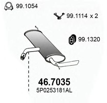 Piesă de schimb OE - SAF