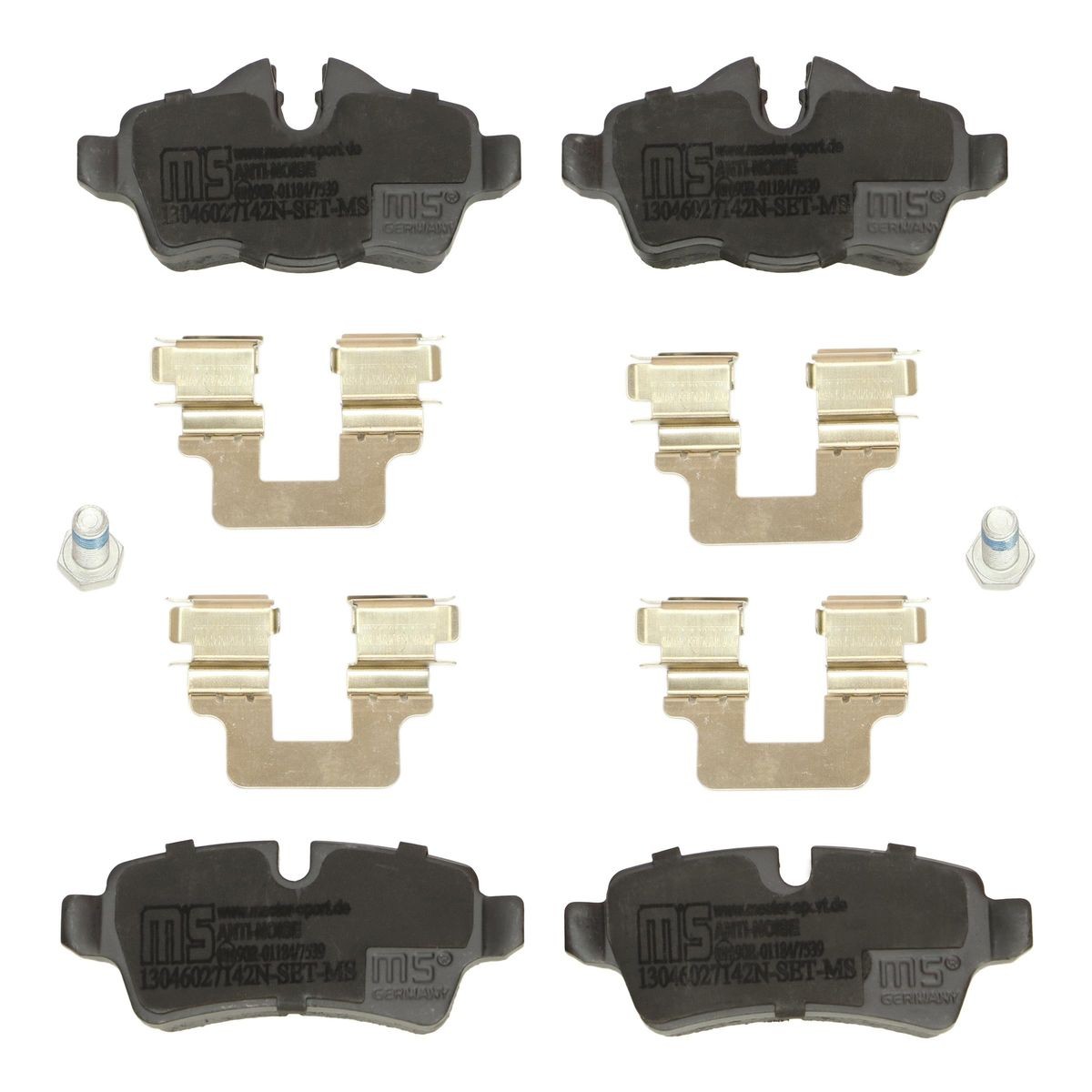 BREMBO Brake Pad Set, disc brake 11756902 - BREMBO