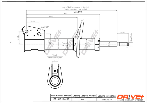 Dr!ve+ Cable Pull, parking brake 12518553 - Dr!ve+