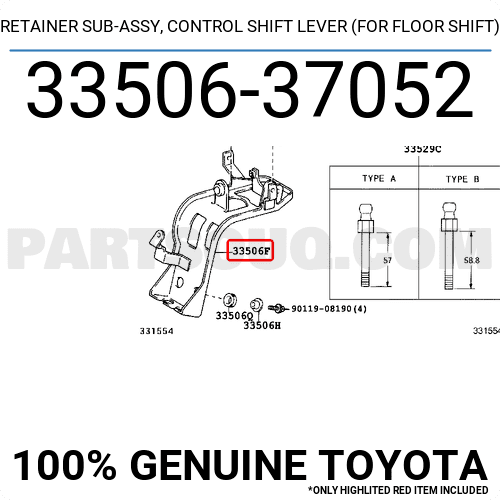 TOYOTA OE OE ITEM 13362952 - TOYOTA OE