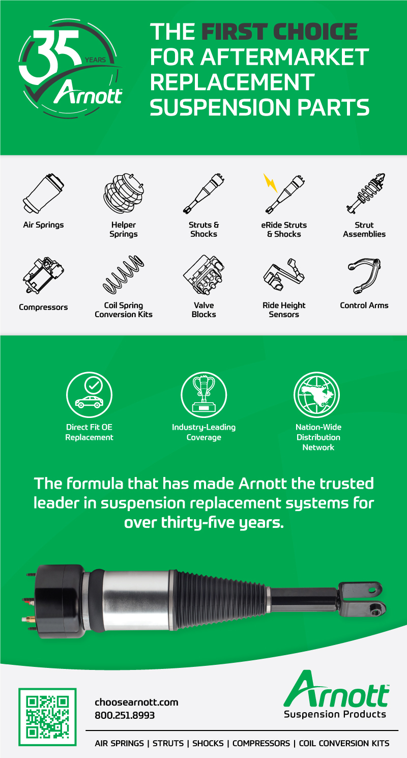 Arnott Air Spring Strut 12456024 - ARNOTT