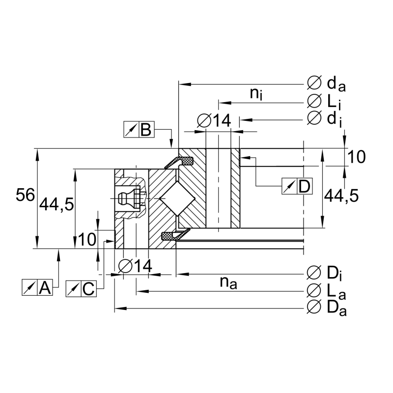 INA Timing Chain Kit 13098108 - INA