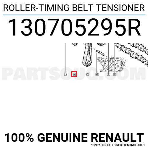 RENAULT OE OE ITEM 13095195 - RENAULT OE