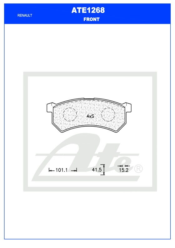ATE Brake Disc 12179658 - ATE