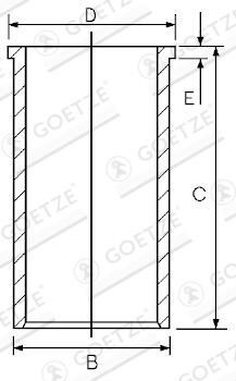 GOETZE Piston Ring Kit 12340408 - GOETZE