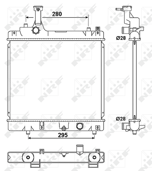 NRF Throttle Body 13052038 - NRF