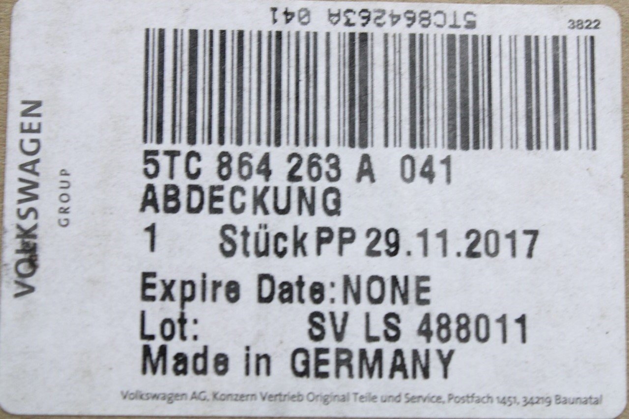 VW-AUDI OE OE item 12106183 - VW-AUDI OE