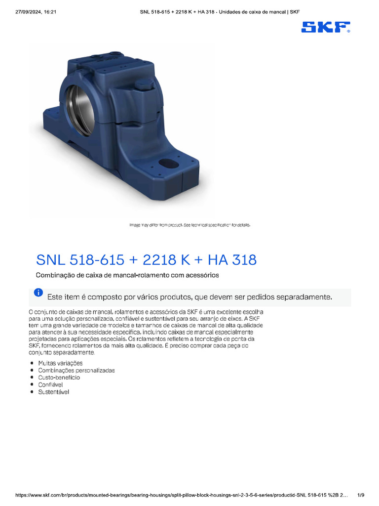 SKF Mounting, control/trailing arm 12181815 - SKF