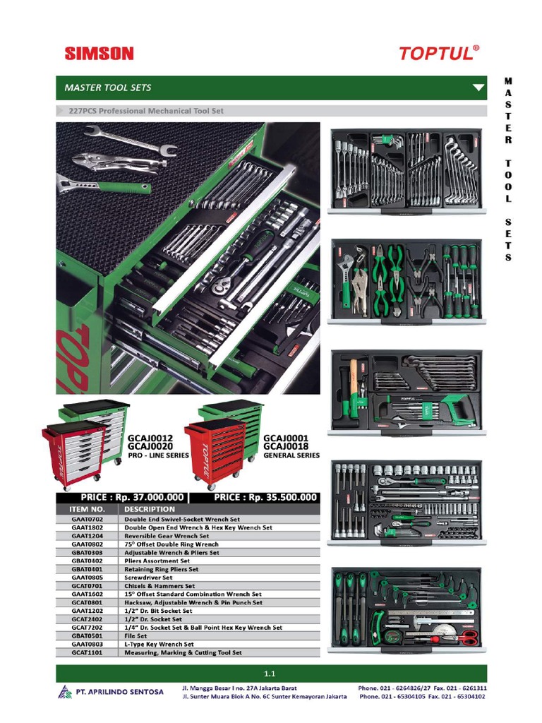 TOPTUL TOOLS 10554427 - TOPTUL