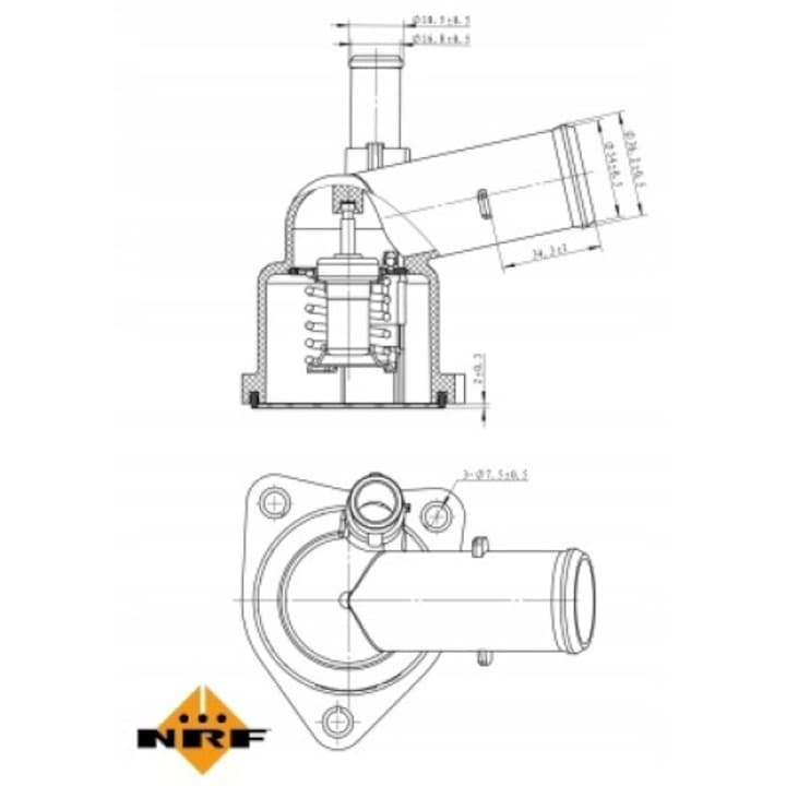 NRF Interior Blower 12223573 - NRF