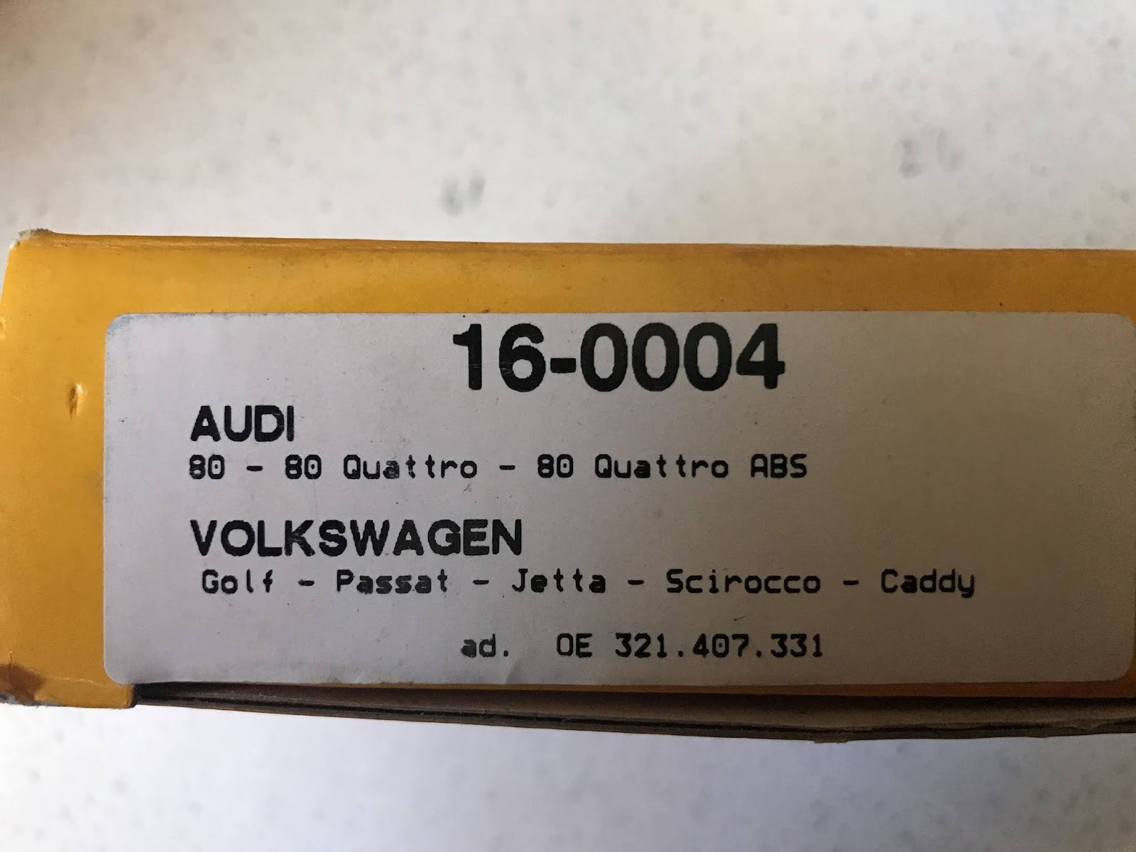 VW-AUDI OE OE item 11716644 - VW-AUDI OE