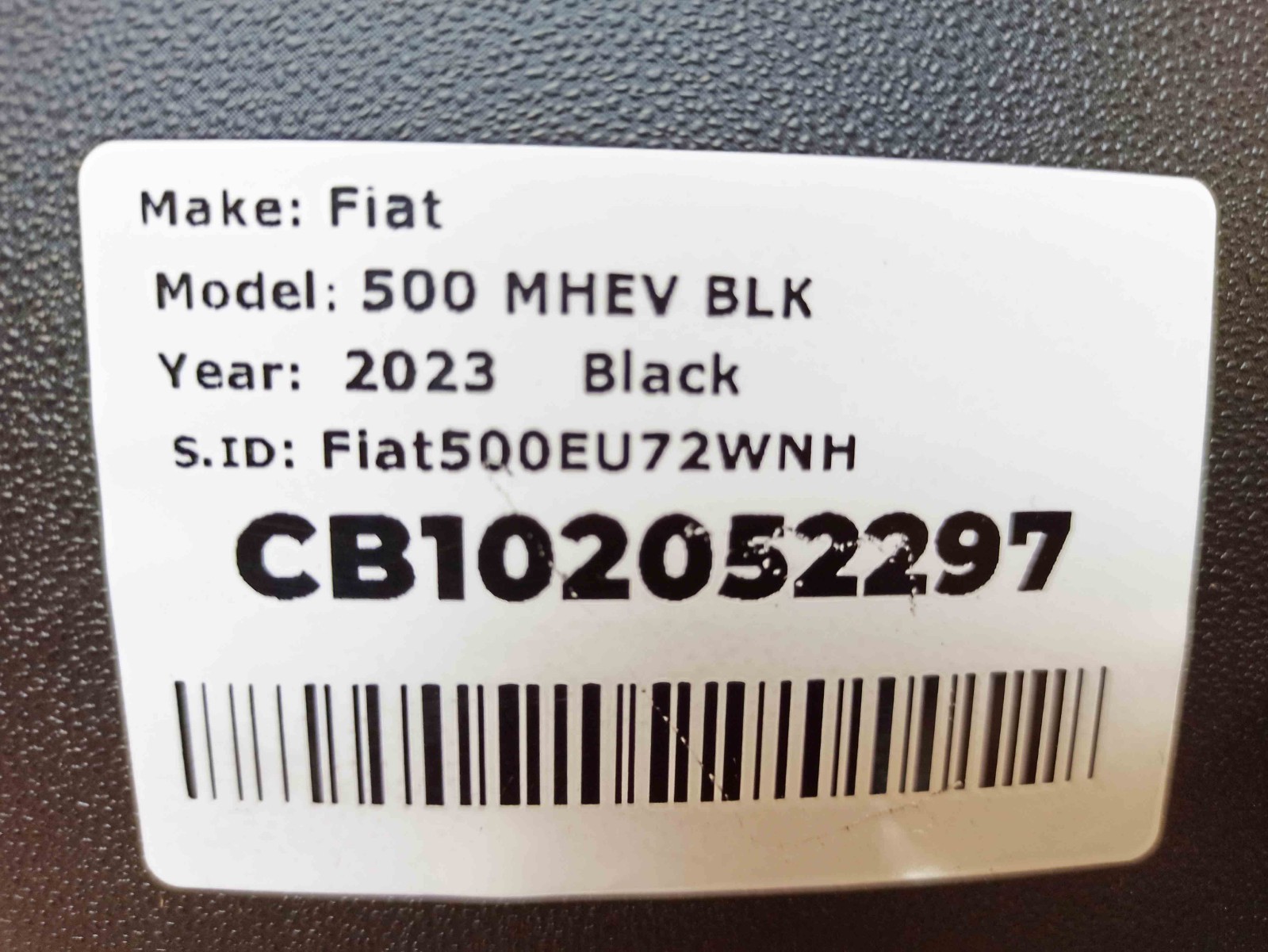 FIAT OE OE ITEM 13497222 - FIAT OE